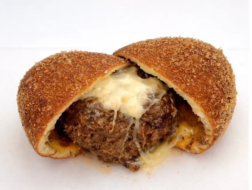 ◆まるごとハンバーグのチーズカレーパン