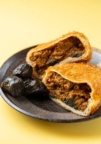 ◆しそまきらっきょうのキーマカレーパン